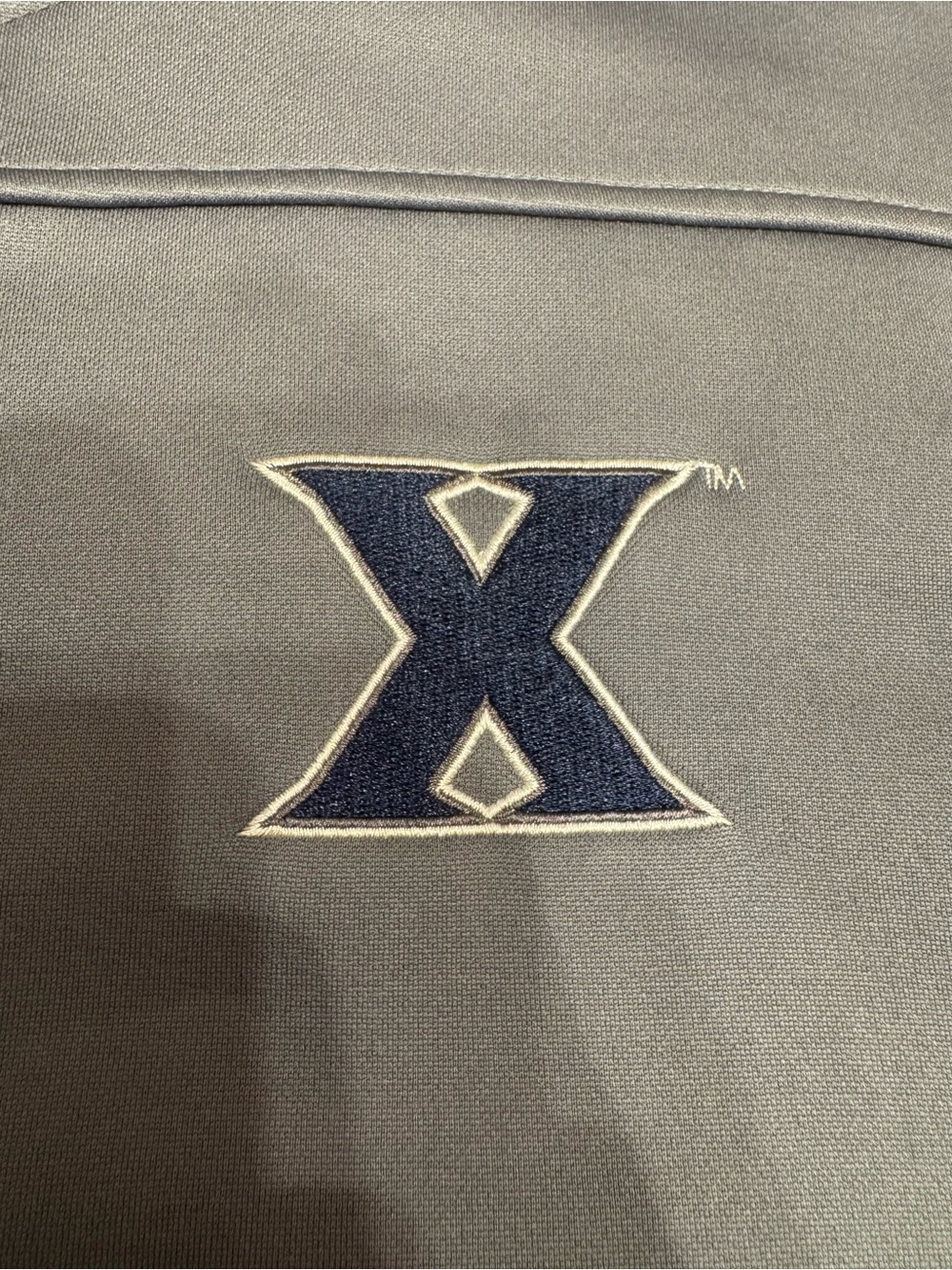 Xavier University Men's Gray Zip-Up Jacket - Picture 3 of 4